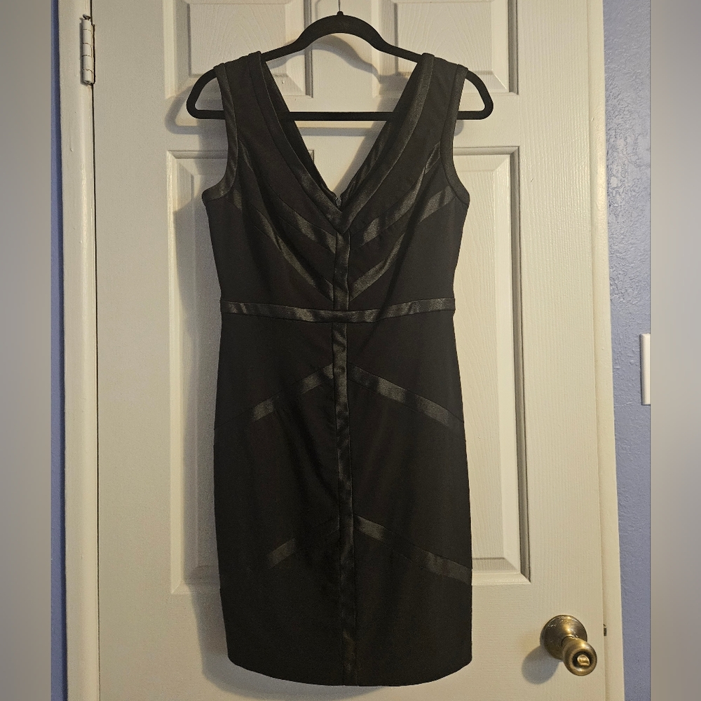 Womans black dress